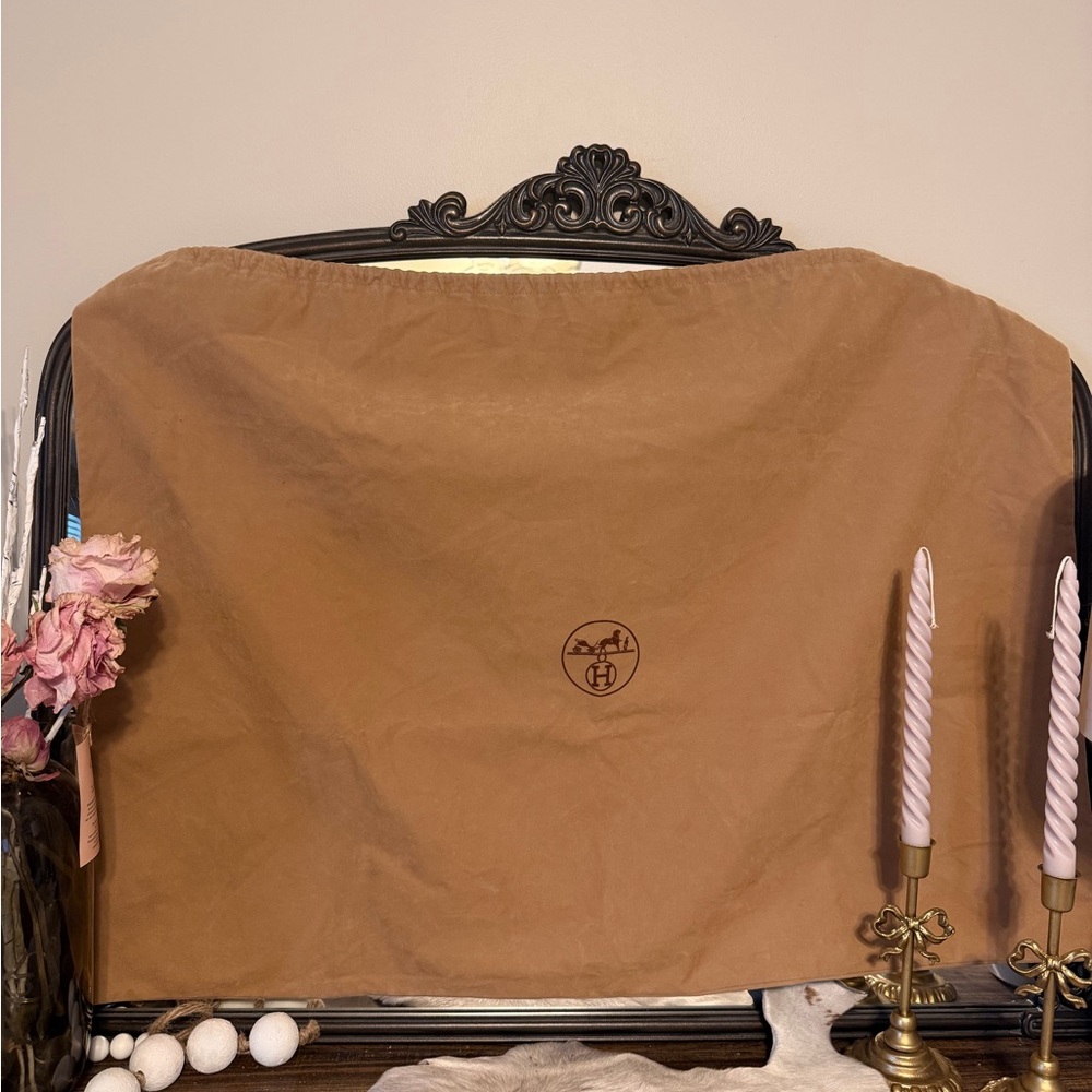Hermes Tan Dust Cover